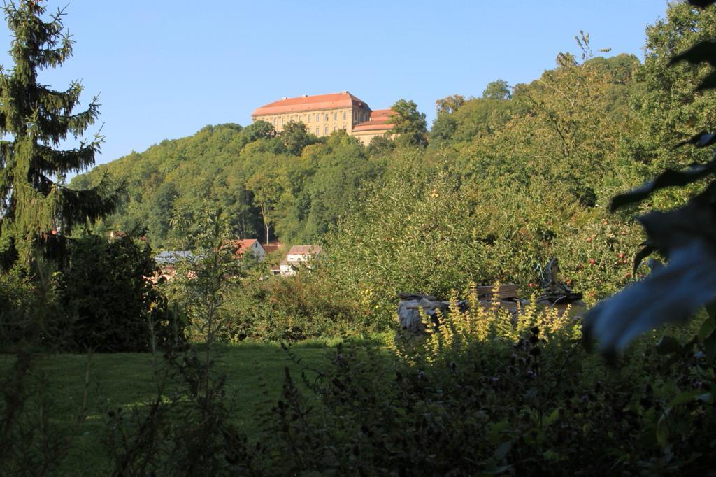 Hotel-Gasthof Die Post Brennerei Frankenhoehe Schillingsfürst Dış mekan fotoğraf